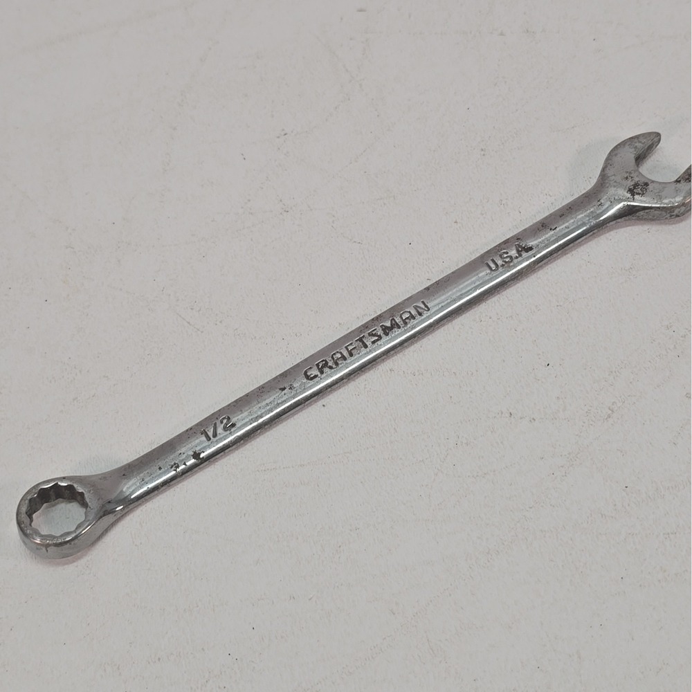 VINTAGE CRAFTSMAN PROFESSIONAL 45977, 1/2" SAE, 12-POINT COMBINATION WRENCH-USA